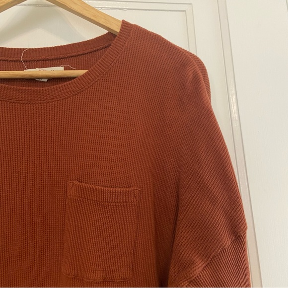 Madewell waffle knit pajama top - Picture 3 of 3